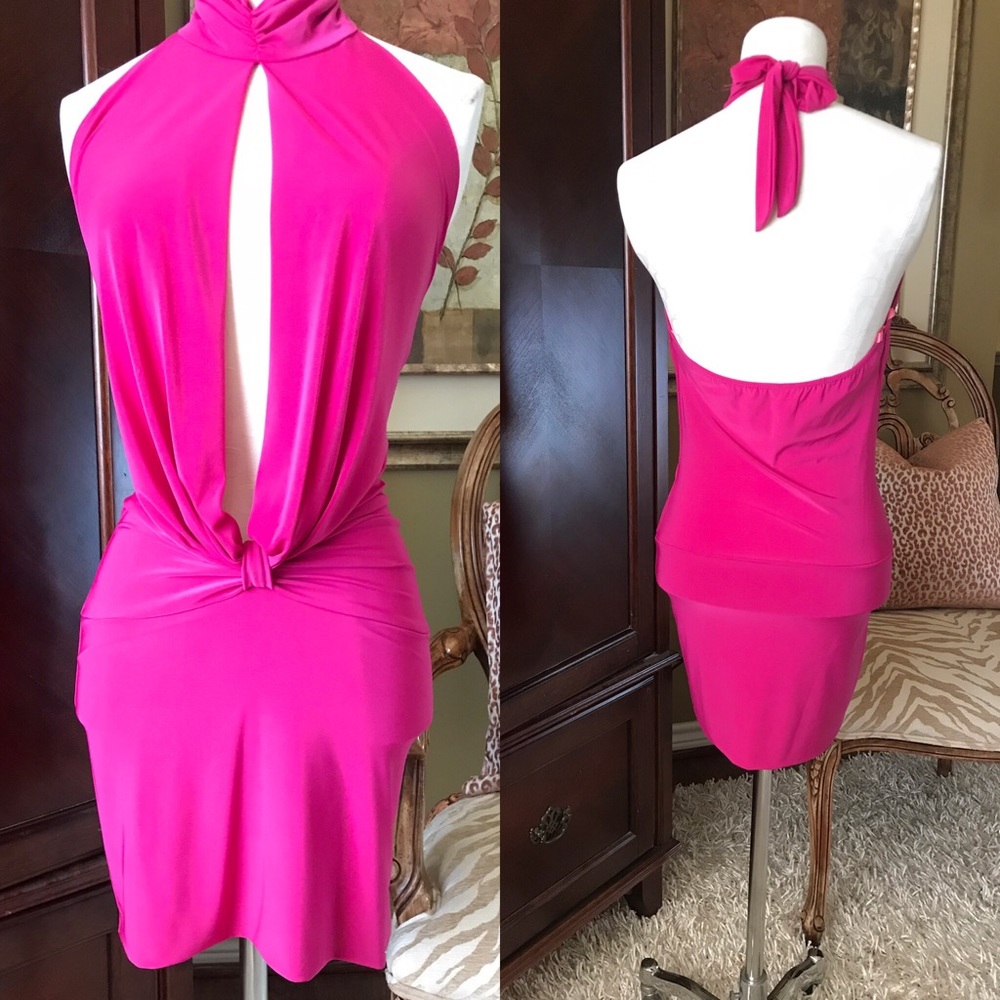 Pink party dress